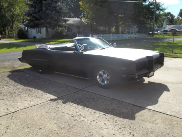 1970 Black Ford Galaxie Convertible