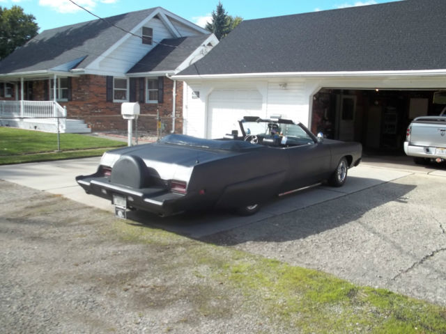 1970 Black Ford Galaxie Convertible