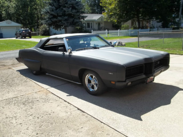 1970 Black Ford Galaxie Convertible