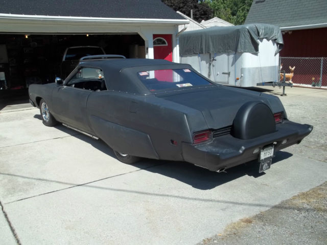 1970 Black Ford Galaxie Convertible