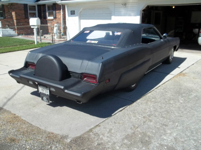 1970 Black Ford Galaxie Convertible