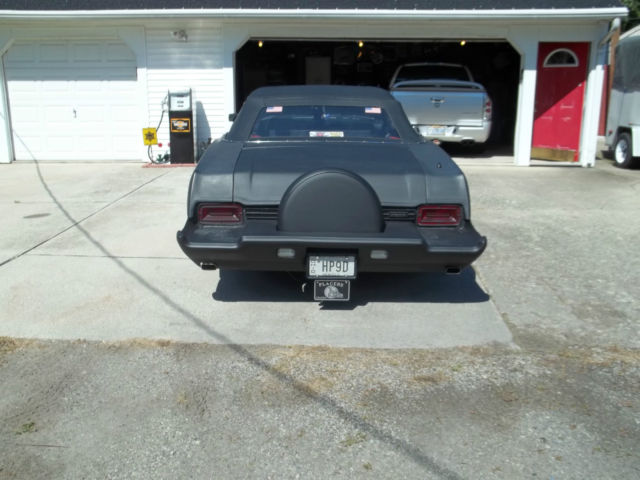 1970 Black Ford Galaxie Convertible