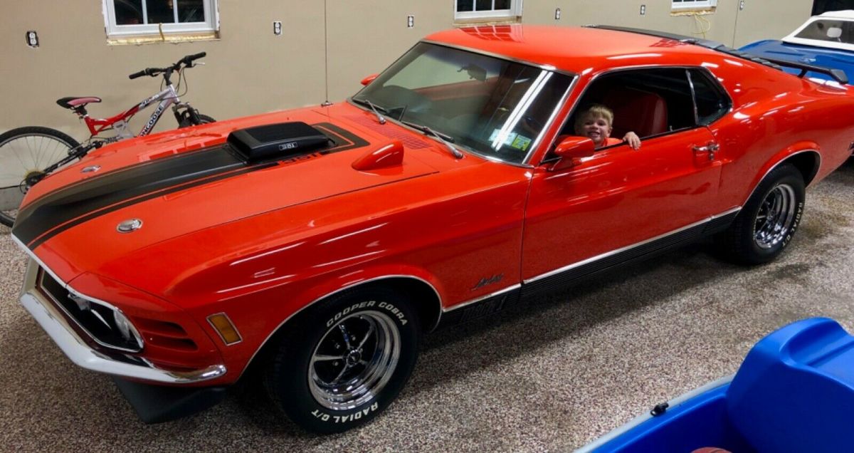1970 Orange Ford Mustang Coupe