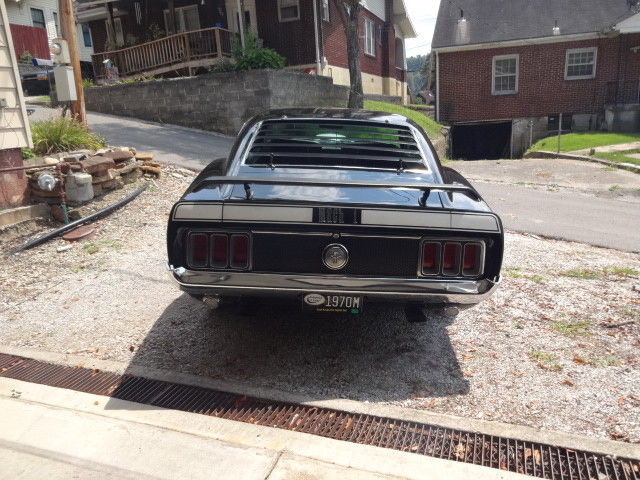 1970 Black Ford Mustang Fastback