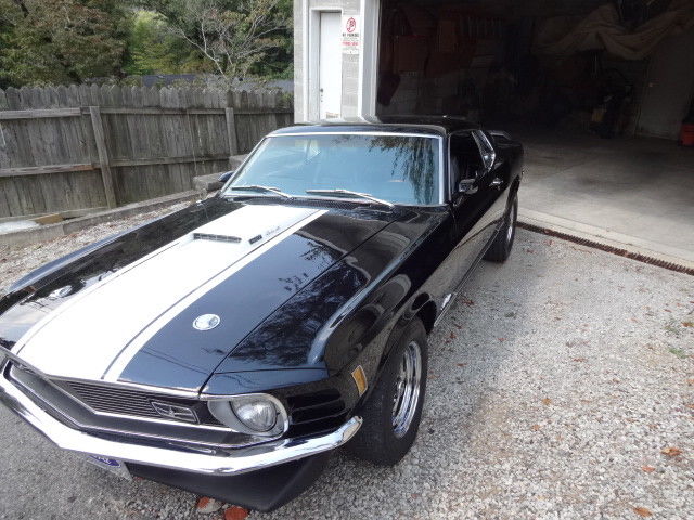 1970 Black Ford Mustang Fastback