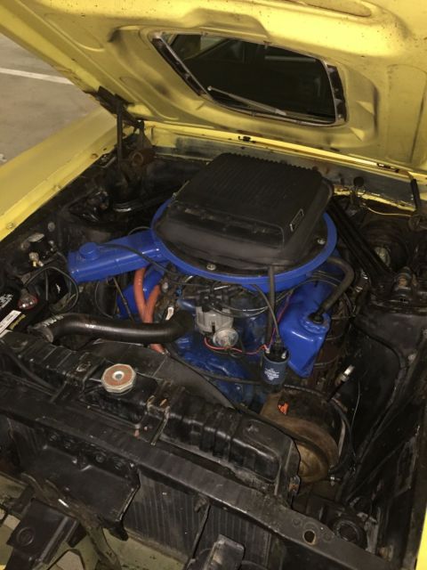 1970 Yellow Ford Mustang Fastback