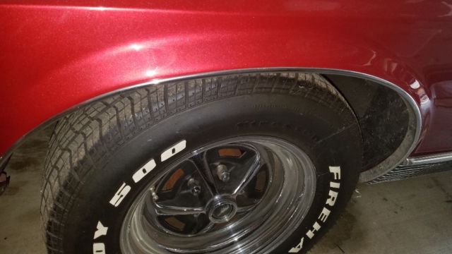 1970 Burgundy Ford Mustang Fastback