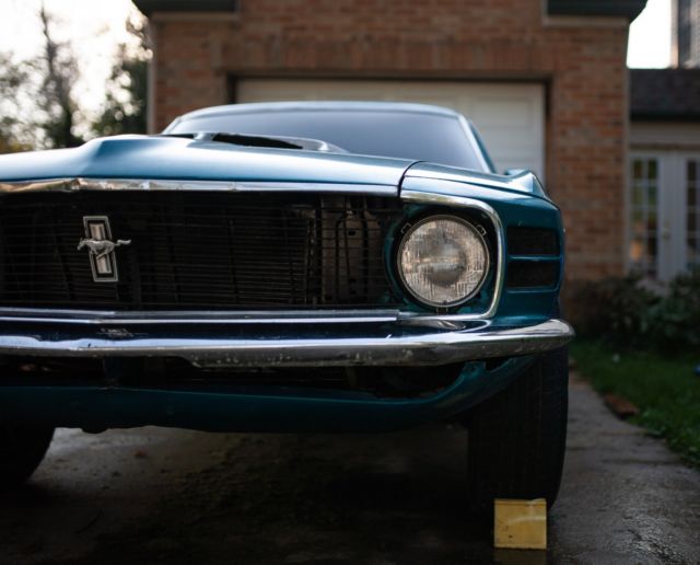1970 Blue Ford Mustang Coupe
