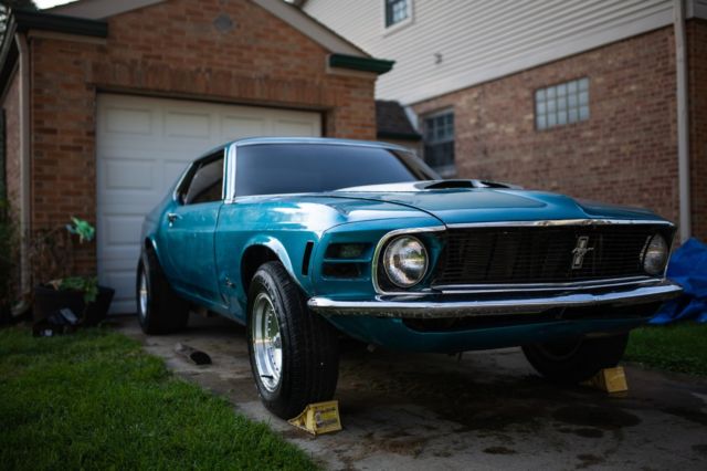 1970 Blue Ford Mustang Coupe