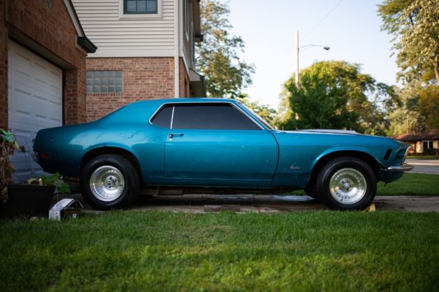 1970 Blue Ford Mustang Coupe