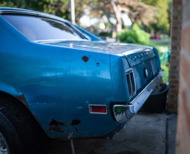 1970 Blue Ford Mustang Coupe