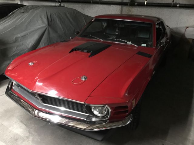 1970 Red Ford Mustang Coupe