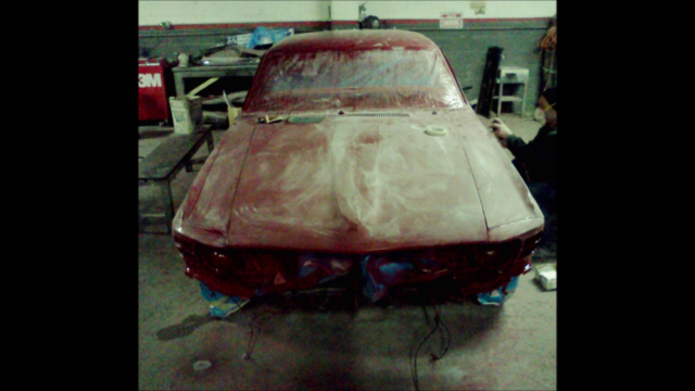 1970 Red Ford Mustang Coupe