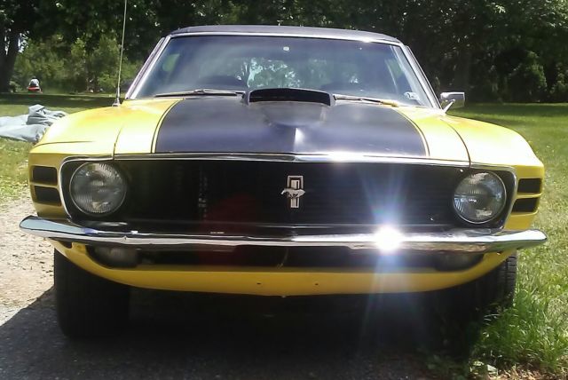 1970 Competition Yellow Ford Mustang Coupe