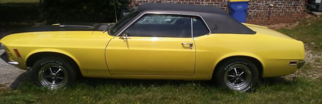 1970 Competition Yellow Ford Mustang Coupe