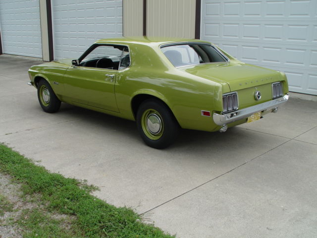 1970 Lime Metallic (Green) Ford Mustang 2 door hardtop