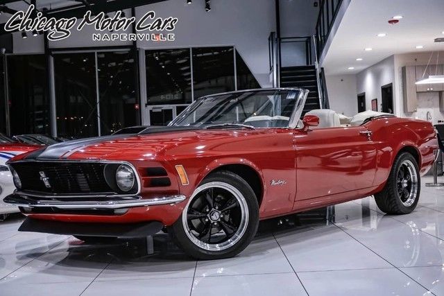 1970 Red Ford Mustang Convertible