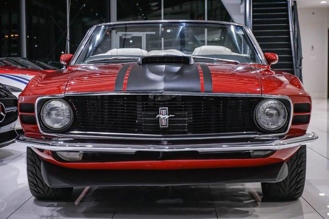 1970 Red Ford Mustang Convertible