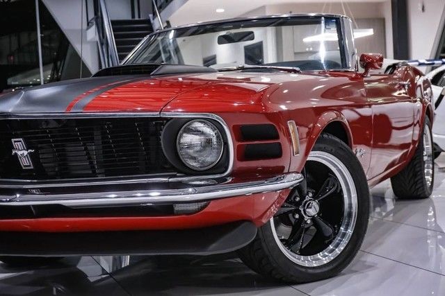 1970 Red Ford Mustang Convertible