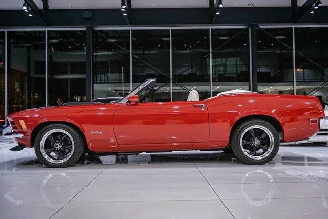 1970 Red Ford Mustang Convertible