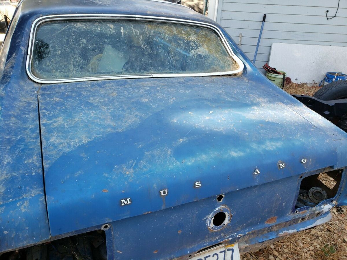 1970 Blue Ford Mustang Coupe