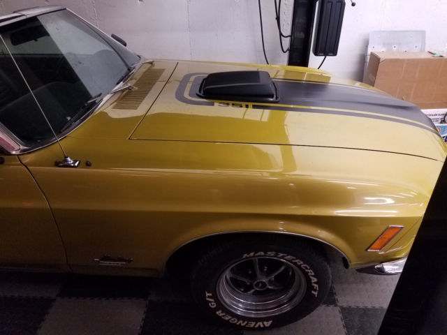 1970 Medium Gold Metallic Ford Mustang Convertible