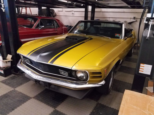 1970 Medium Gold Metallic Ford Mustang Convertible