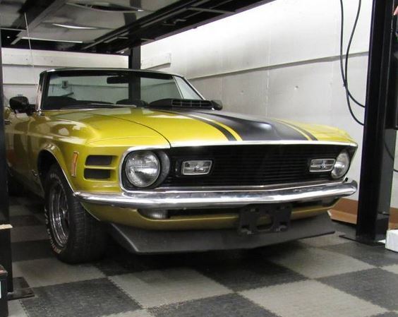 1970 Medium Gold Metallic Ford Mustang Convertible