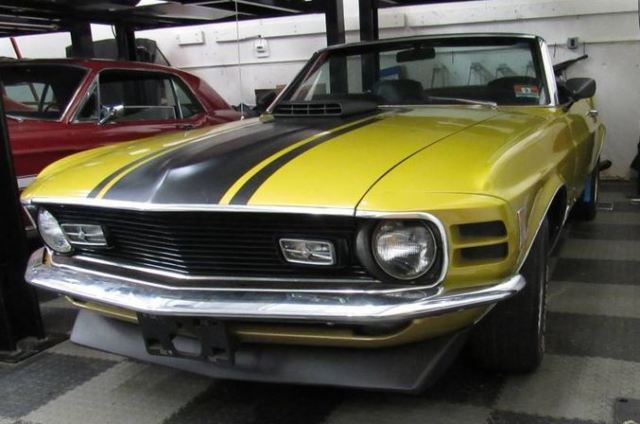 1970 Medium Gold Metallic Ford Mustang Convertible