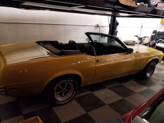 1970 Medium Gold Metallic Ford Mustang Convertible