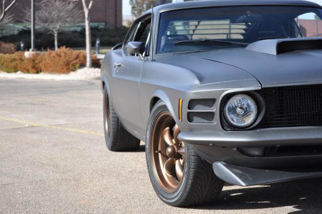 1970 Gray Ford Mustang Fastback