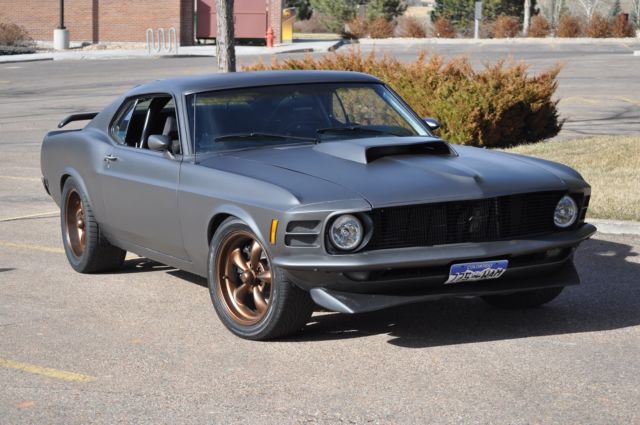 1970 Gray Ford Mustang Fastback