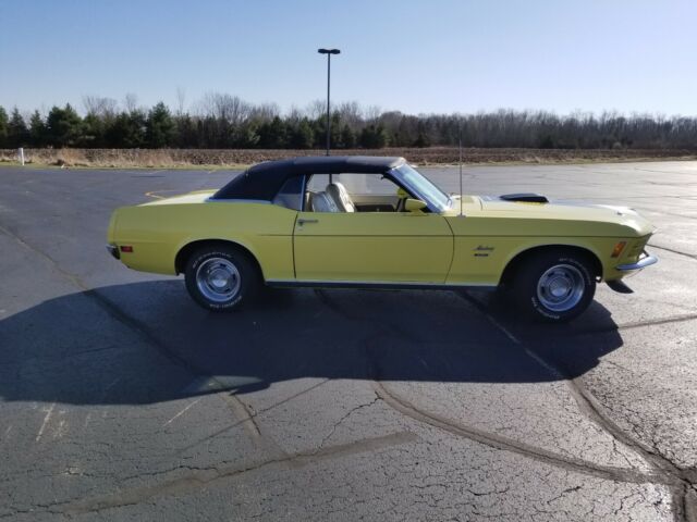 1970 Bright Yellow (Grabber) Ford Mustang Convertible