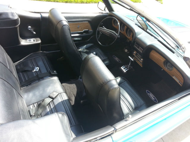 1970 Blue Ford Mustang Convertible