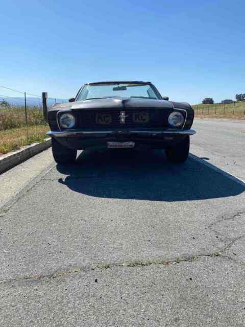 1970 Black Ford Mustang