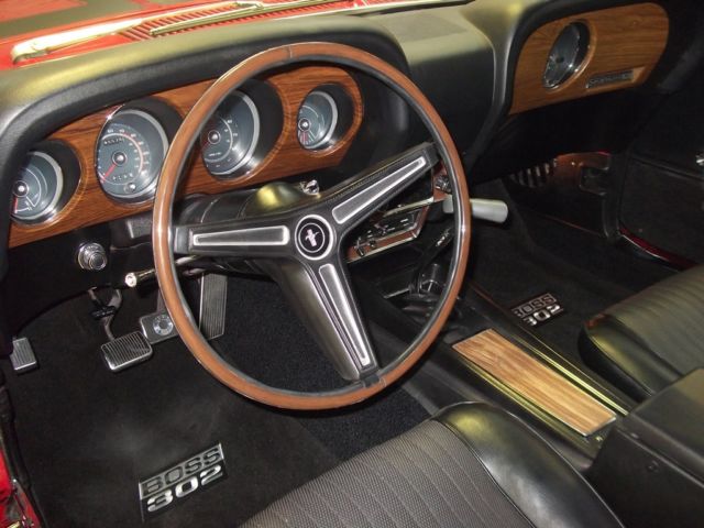 1970 Red Ford Mustang