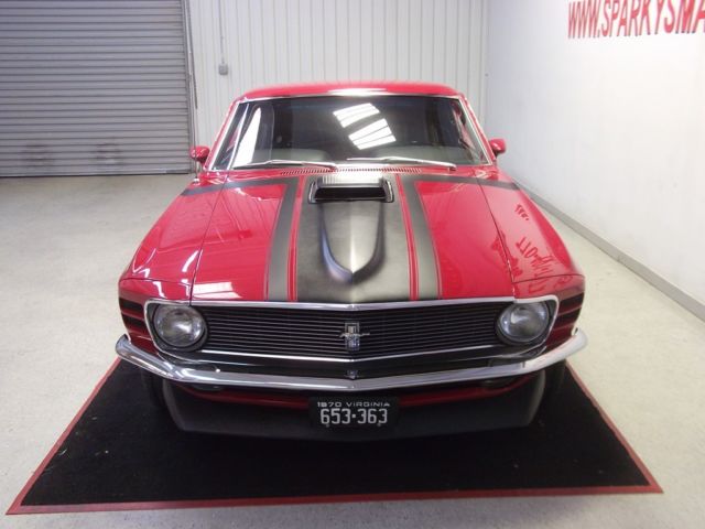 1970 Red Ford Mustang