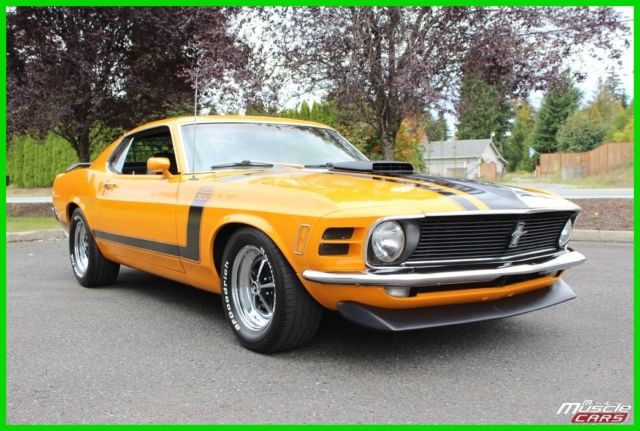 1970 Orange Ford Mustang