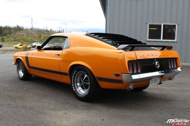 1970 Orange Ford Mustang