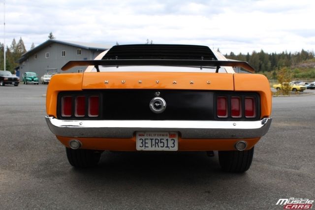 1970 Orange Ford Mustang