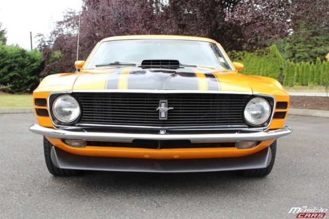 1970 Orange Ford Mustang