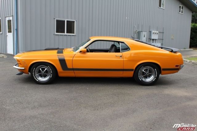 1970 Orange Ford Mustang