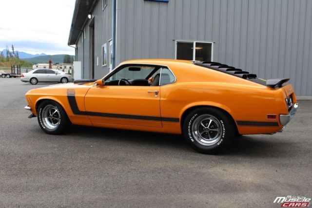 1970 Orange Ford Mustang