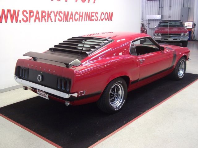 1970 Red Ford Mustang