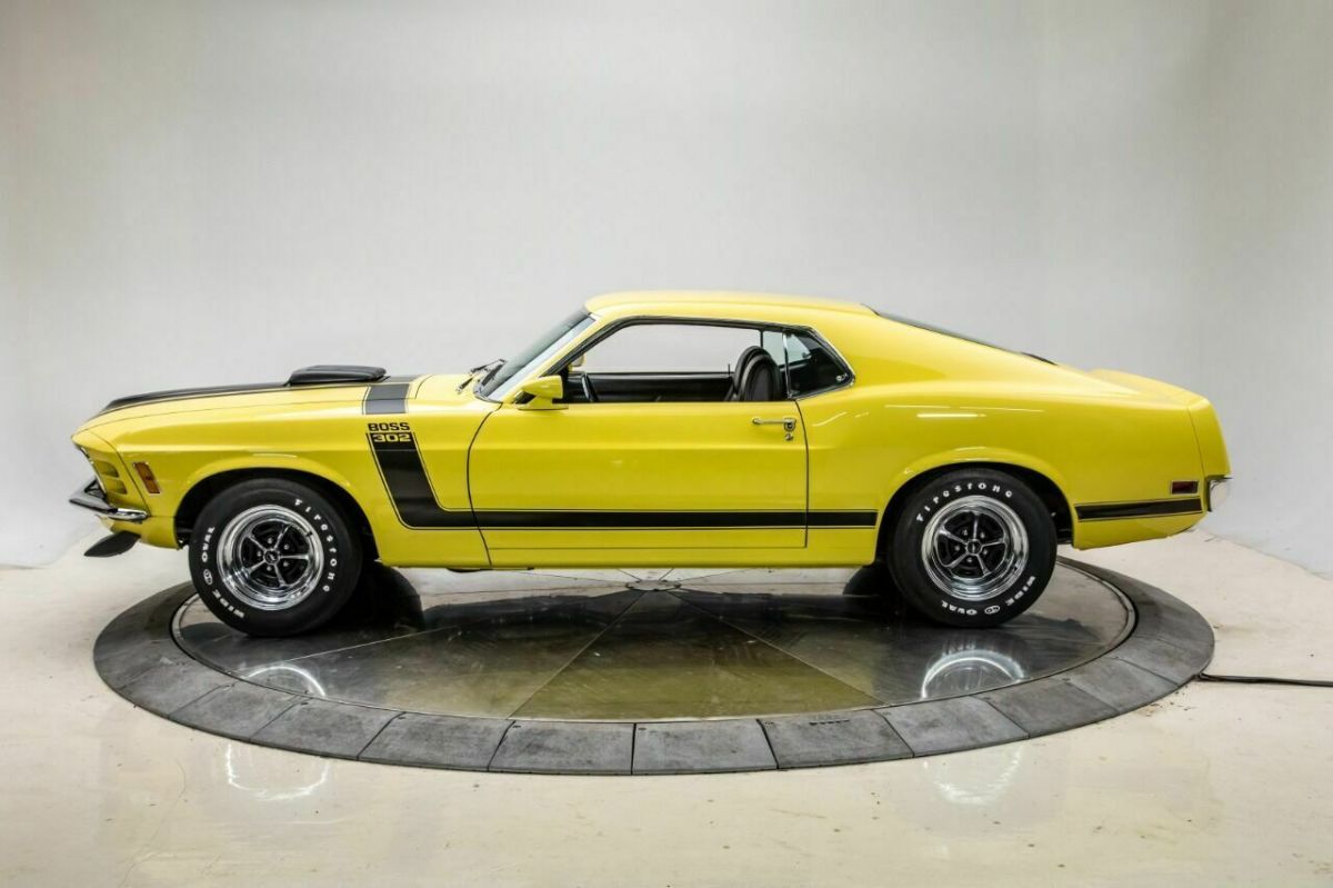 1970 Ford Mustang Boss 302 Boss 302 V8 302 Boss Manual Coupe Yellow for ...