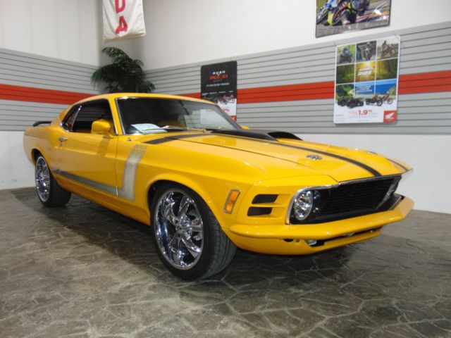 1970 Yellow Ford Mustang Fastback