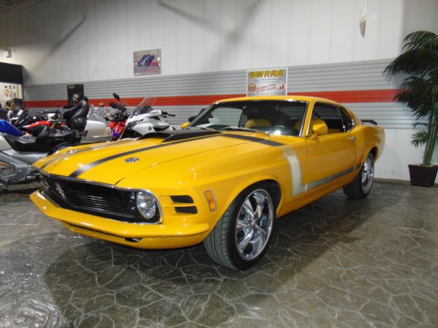 1970 Yellow Ford Mustang Fastback