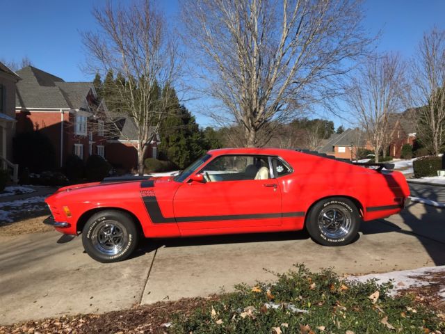 1970 Red Ford Mustang Coupe