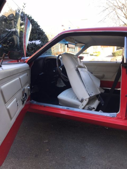 1970 Red Ford Mustang Coupe