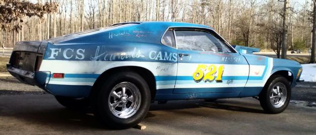 1970 Grabber Blue Ford Mustang Fastback
